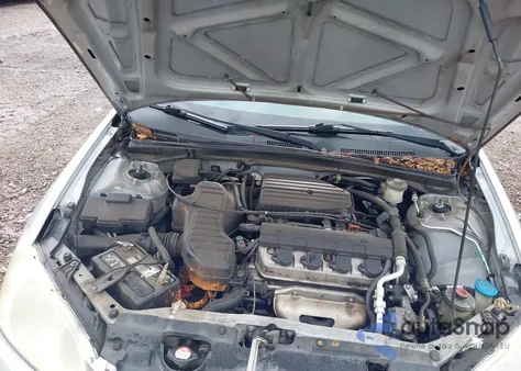 2005 Honda Civic Lx из США, поврежденный, VIN 2HGES16515H543046